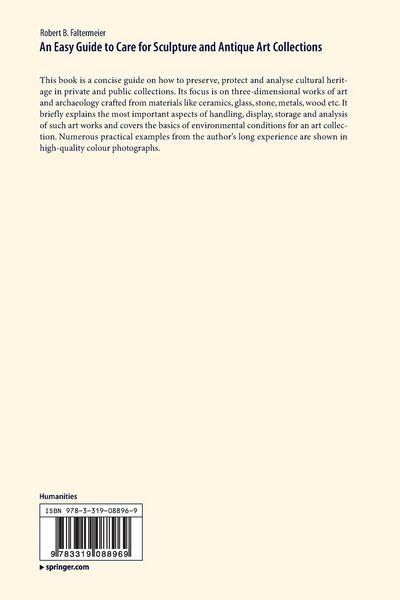 Produktbild: An Easy Guide to Care for Sculpture and Antique Art Collections