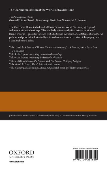 Produktbild: A Dissertation on the Passions; The Natural History of Religion