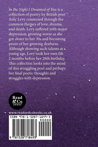 Produktbild: In the Night I Dreamed of You - Poems of Love, Dreams, & Death