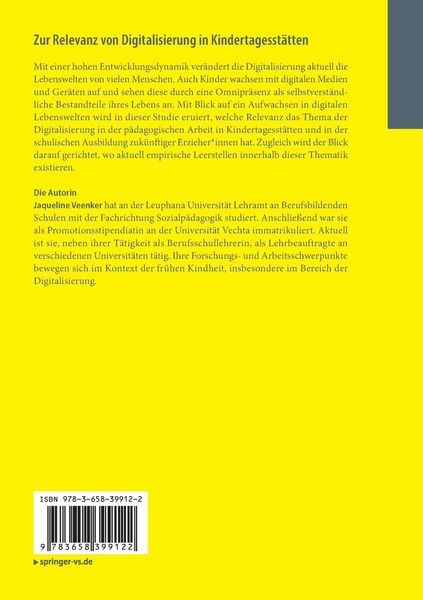 Produktbild: Zur Relevanz von Digitalisierung in Kindertagesst&auml;tten
