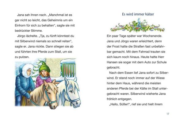 Produktbild: Silberwind, das wei&szlig;e Einhorn (Band 5) - Die verwunschene Eisprinzessin