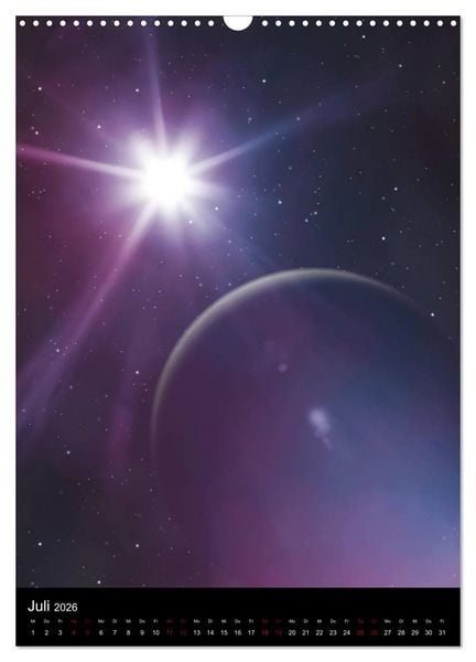 Produktbild: Weit entfernte Welten (Wandkalender 2026 DIN A3 hoch), CALVENDO Monatskalender