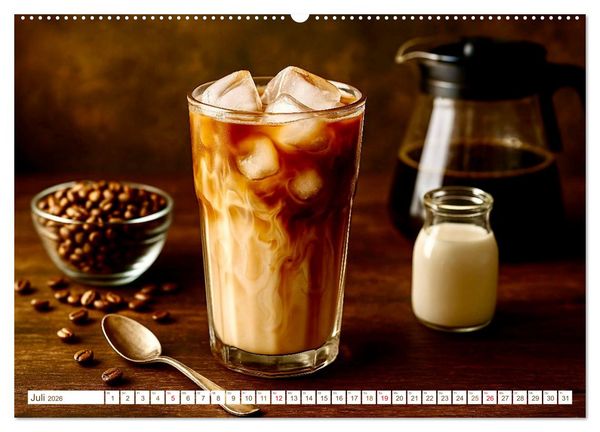 Produktbild: Hei&szlig;er Kaffee (Wandkalender 2026 DIN A2 quer), CALVENDO Monatskalender