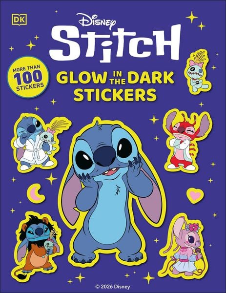 Produktbild: Disney Stitch Glow in the Dark Ultimate Sticker Book