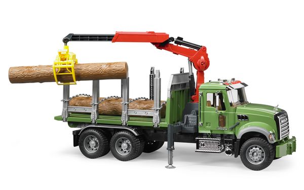 Produktbild: MACK Holztransport LKW mit Ladekran