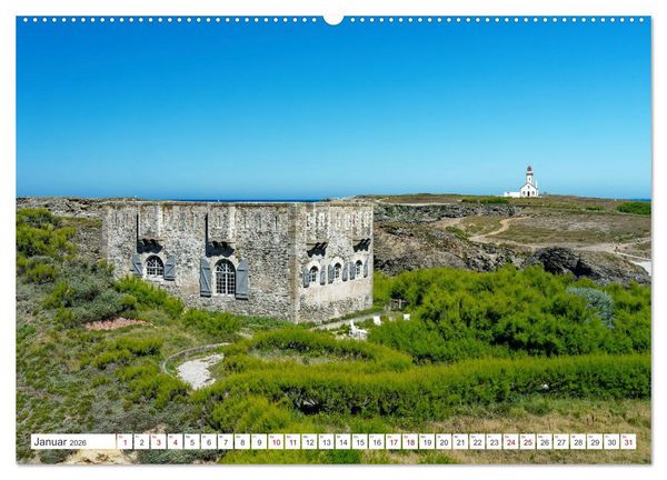Produktbild: Belle Ile en Mer - Ein bretonisches Paradies (Wandkalender 2026 DIN A2 quer), CALVENDO Monatskalender