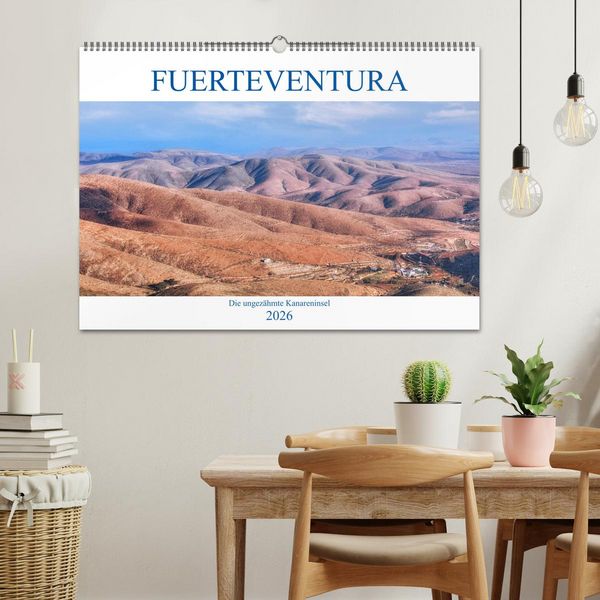 Produktbild: Fuerteventura, die ungez&auml;hmte Kanareninsel (Wandkalender 2026 DIN A2 quer), CALVENDO Monatskalender