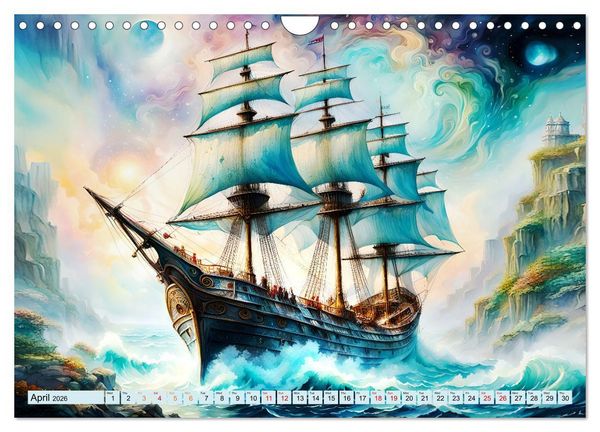 Produktbild: Sail of eternity (Wall Calendar 2026 DIN A4 landscape), CALVENDO 12 Month Wall Calendar