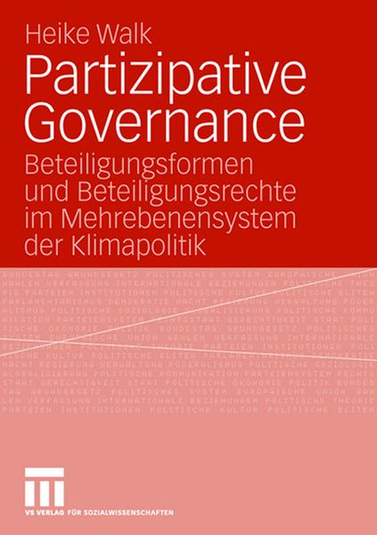 Partizipative Governance, Taschenbuch von Heike Walk, VS Verlag für Sozialwissenschaften, 9783531155241