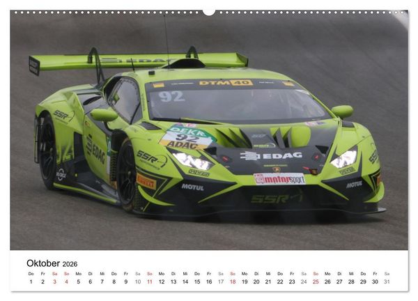 Produktbild: Motorsport in Deutschland (Wandkalender 2026 DIN A2 quer), CALVENDO Monatskalender