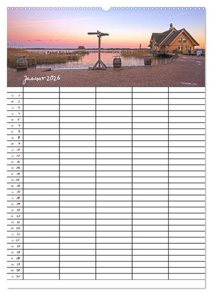 Produktbild: Timmendorfer Strand - Ostsee Urlaubsparadies (hochwertiger Premium Wandkalender 2026 DIN A2 hoch), Kunstdruck in Hochglanz