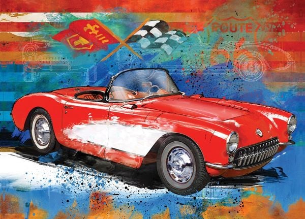 Produktbild: Corvette Cruising Puzzledose 550 Teile