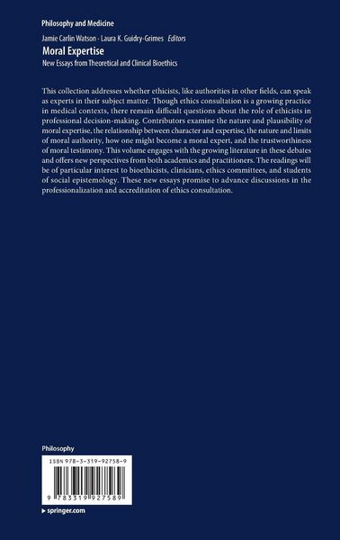Produktbild: Moral Expertise