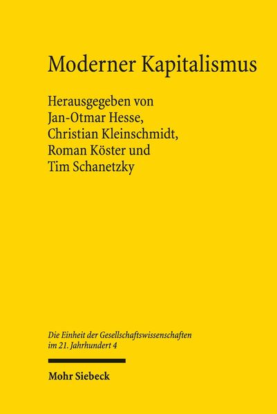 Produktbild: Moderner Kapitalismus