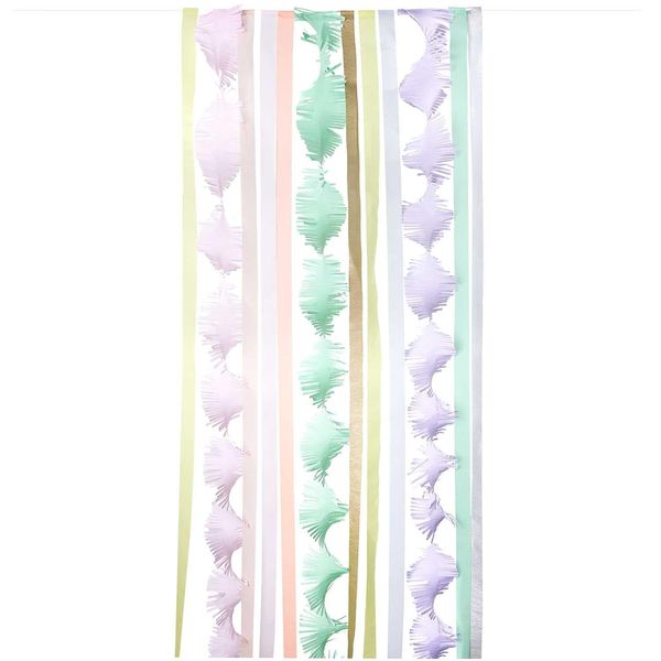 Produktbild: Luxus Party Deko Set,, 11-teilig, 8 Kreppb&auml;nder 5,5