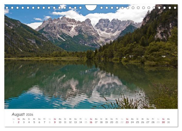 Produktbild: S&uuml;dtirol - Land der Berge und Seen (Wandkalender 2026 DIN A4 quer), CALVENDO Monatskalender