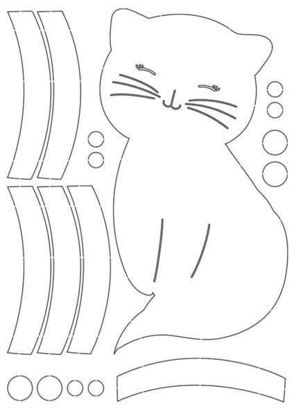 Produktbild: URSUS Schult&uuml;ten-Bastelset "Kittycorn"