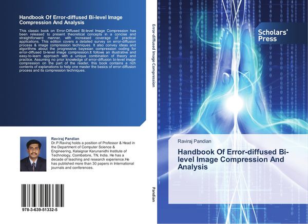 Produktbild: Handbook Of Error-diffused Bi-level Image Compression And Analysis