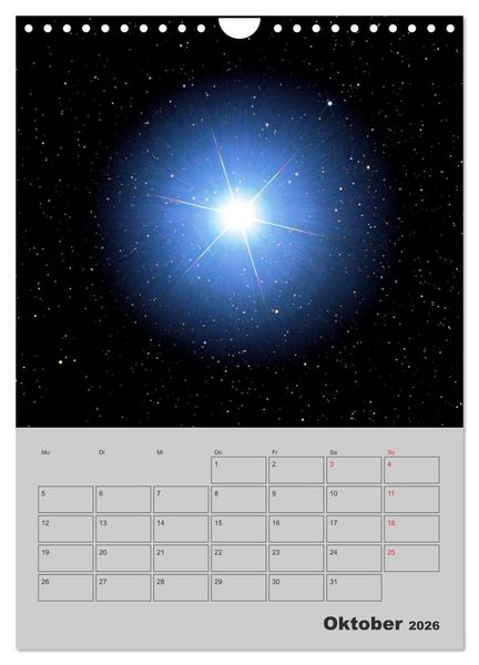 Produktbild: Wunderbares Universum (Wandkalender 2026 DIN A4 hoch), CALVENDO Monatskalender