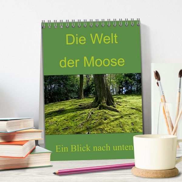Produktbild: Die Welt der Moose. Ein Blick nach unten (Tischkalender 2026 DIN A5 hoch), CALVENDO Monatskalender