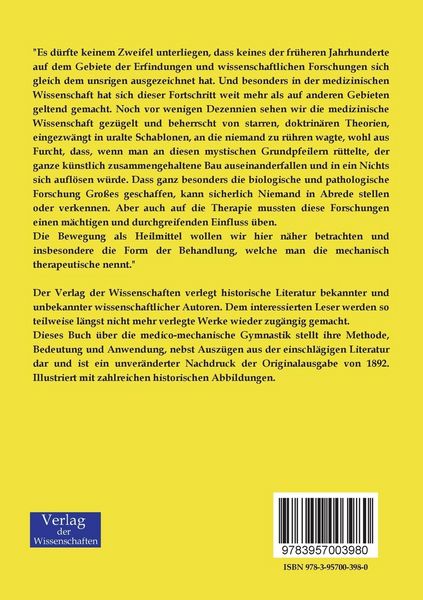 Produktbild: Medico-mechanische Gymnastik