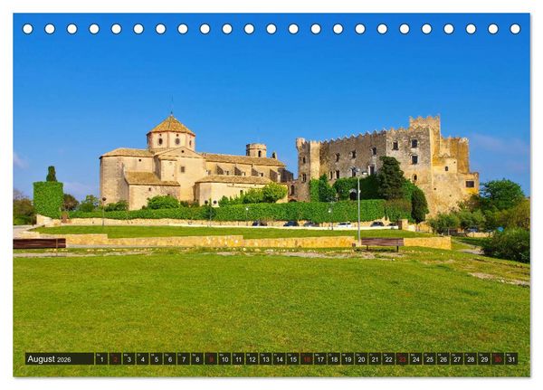 Produktbild: Costa de Ponent - Unterwegs zwischen Barcelona und Tarragona (Tischkalender 2026 DIN A5 quer), CALVENDO Monatskalender