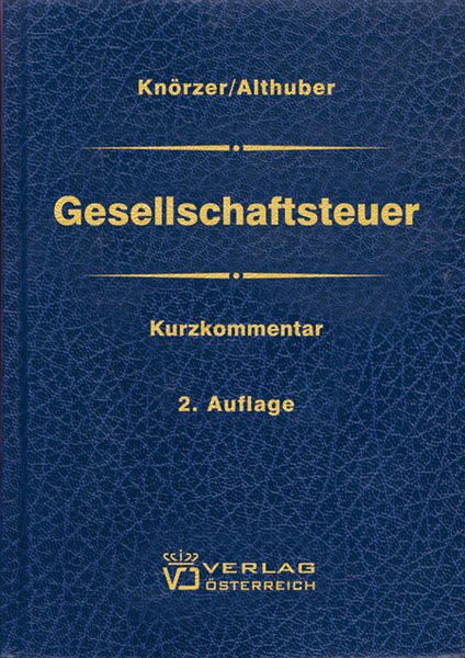 Produktbild: Gesellschaftsteuer