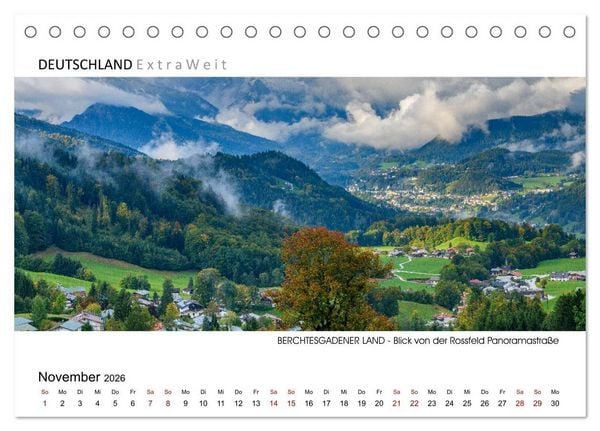 Produktbild: Impressionen aus dem Berchtesgadener Land (Tischkalender 2026 DIN A5 quer), CALVENDO Monatskalender