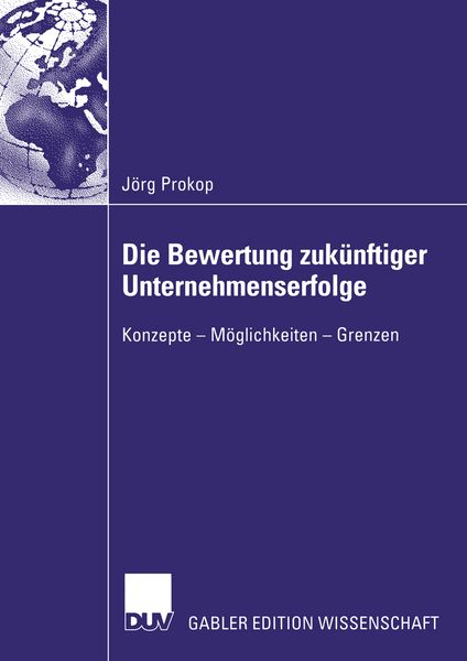 Produktbild: Die Bewertung zuk&uuml;nftiger Unternehmenserfolge