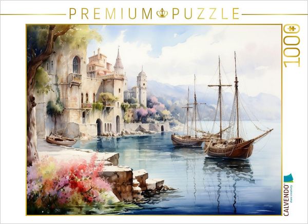 Produktbild: CALVENDO Puzzle Ein Motiv aus dem Kalender "Nah am Wasser gebaut" | 1000 Teile Lege-Gr&ouml;&szlig;e 64x48cm Foto-Puzzle f&uuml;r gl&uuml;ckliche Stunden