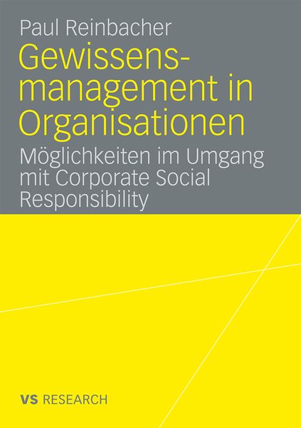 Produktbild: Gewissensmanagement in Organisationen