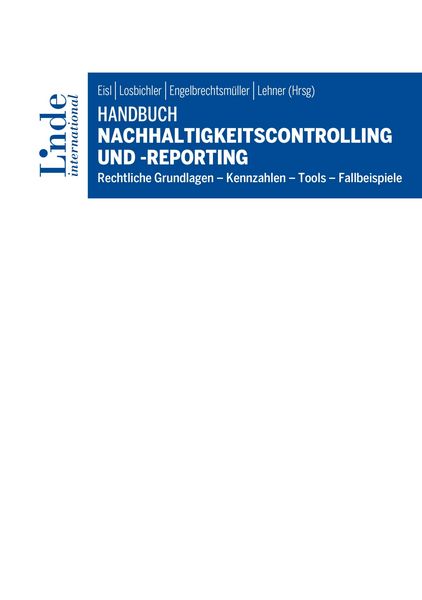 Produktbild: Handbuch Nachhaltigkeitscontrolling und -reporting