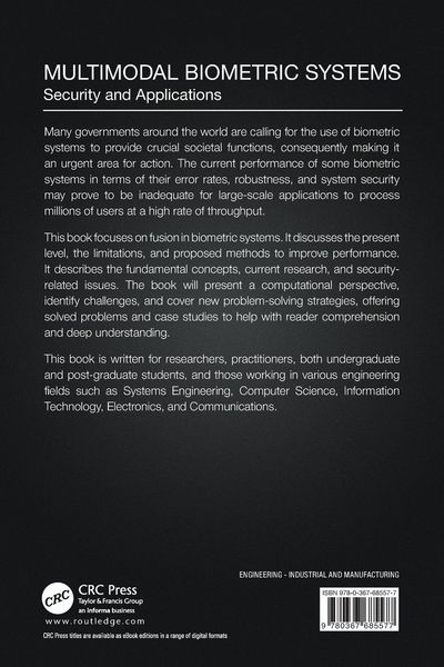 Produktbild: Multimodal Biometric Systems