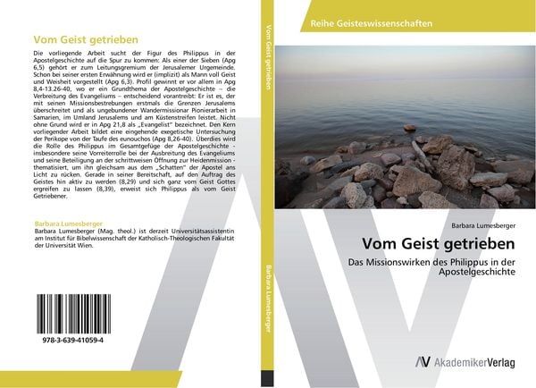 Vom Geist getrieben, Taschenbuch von Barbara Lumesberger, AV Akademikerverlag, 9783639410594
