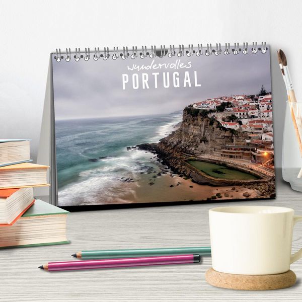 Produktbild: Wundervolles Portugal (Tischkalender 2026 DIN A5 quer), CALVENDO Monatskalender