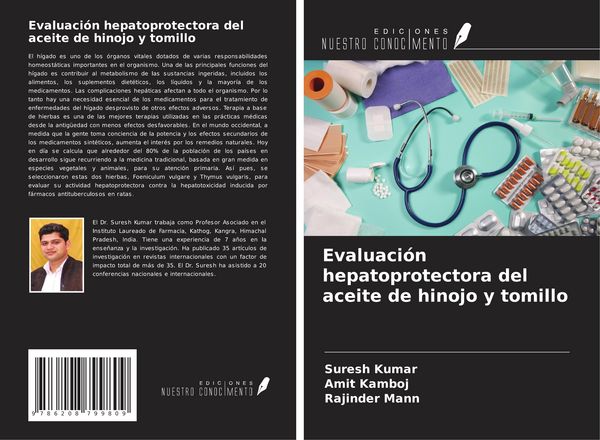 Produktbild: Evaluaci&oacute;n hepatoprotectora del aceite de hinojo y tomillo