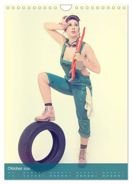 Produktbild: PinUp Girls 50er Jahre (Wandkalender 2026 DIN A4 hoch), CALVENDO Monatskalender