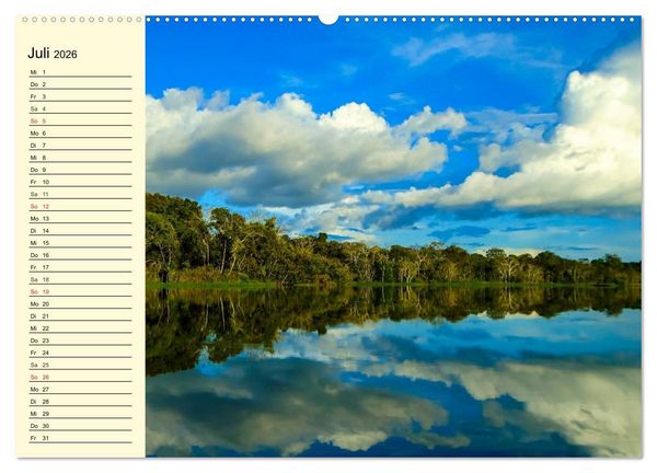 Produktbild: Brasilien. Faszinierend und gro&szlig; wie ein Kontinent (hochwertiger Premium Wandkalender 2026 DIN A2 quer), Kunstdruck in Hochglanz