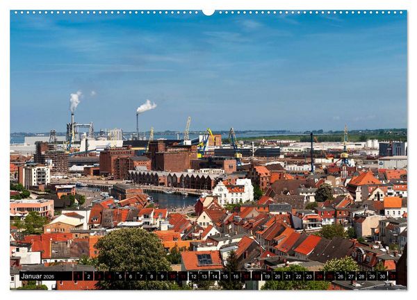 Produktbild: Ein Bummel durch die Hansestadt Wismar (hochwertiger Premium Wandkalender 2026 DIN A2 quer), Kunstdruck in Hochglanz