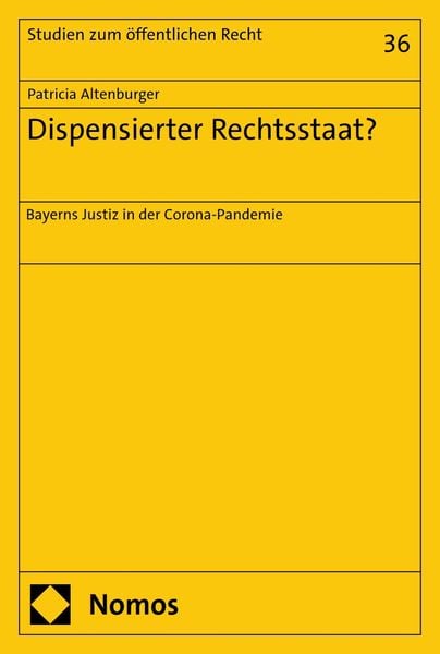 Produktbild: Dispensierter Rechtsstaat?