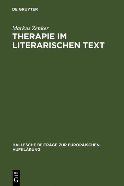 Produktbild: Therapie im literarischen Text