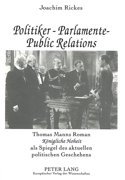 Produktbild: Politiker - Parlamente - Public Relations