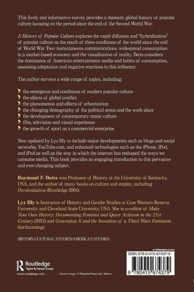 Produktbild: A History of Popular Culture