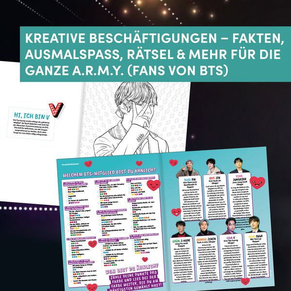 Produktbild: BTS: Das inoffizielle Ausmal- & Kreativbuch