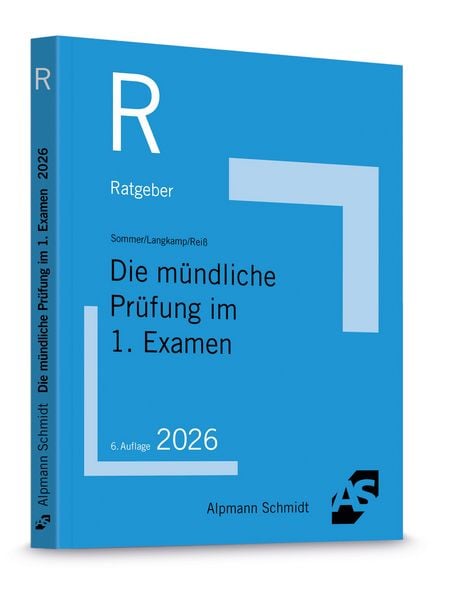 Produktbild: Die m&uuml;ndliche Pr&uuml;fung im 1. Examen