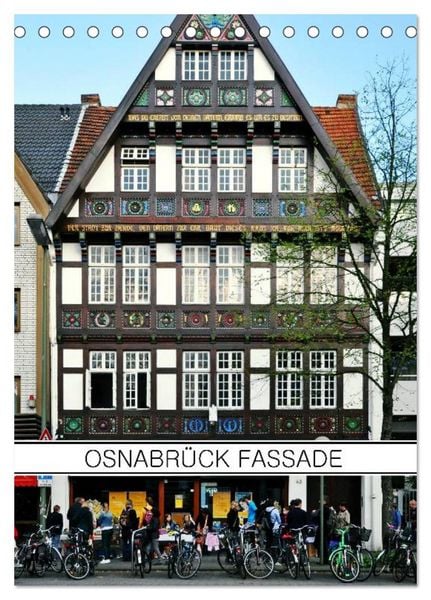 Produktbild: Osnabr&uuml;ck Fassade (Tischkalender 2026 DIN A5 hoch), CALVENDO Monatskalender