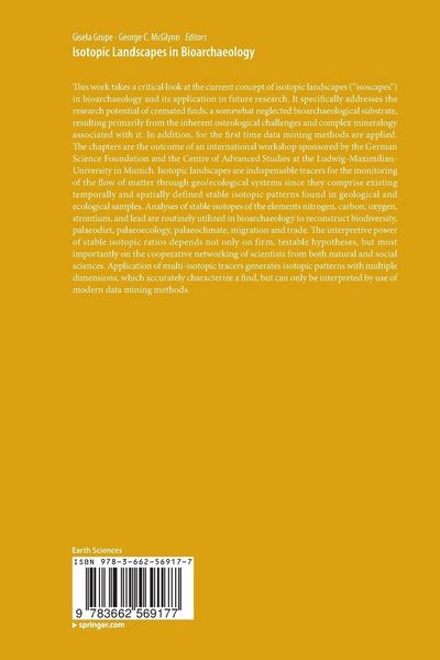 Produktbild: Isotopic Landscapes in Bioarchaeology