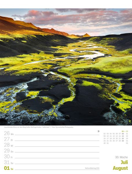Produktbild: Island Wochenplaner Kalender 2027 | Die Insel aus Feuer und Eis
