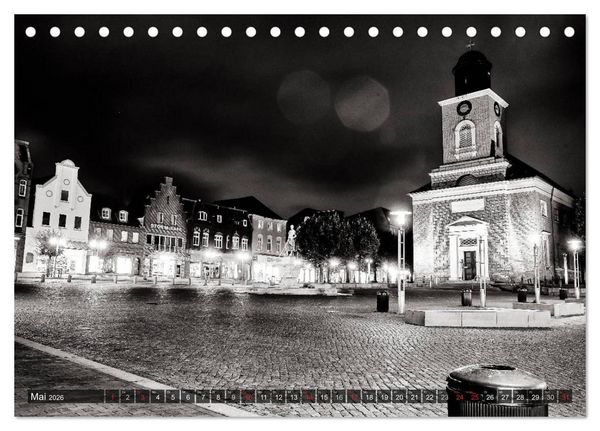 Produktbild: Ein Blick auf Husum (Tischkalender 2026 DIN A5 quer), CALVENDO Monatskalender