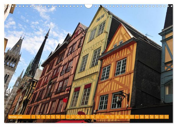 Produktbild: D&eacute;couvrez la Normandie (Calendrier mural 2026 DIN A3 vertical), CALVENDO calendrier mensuel